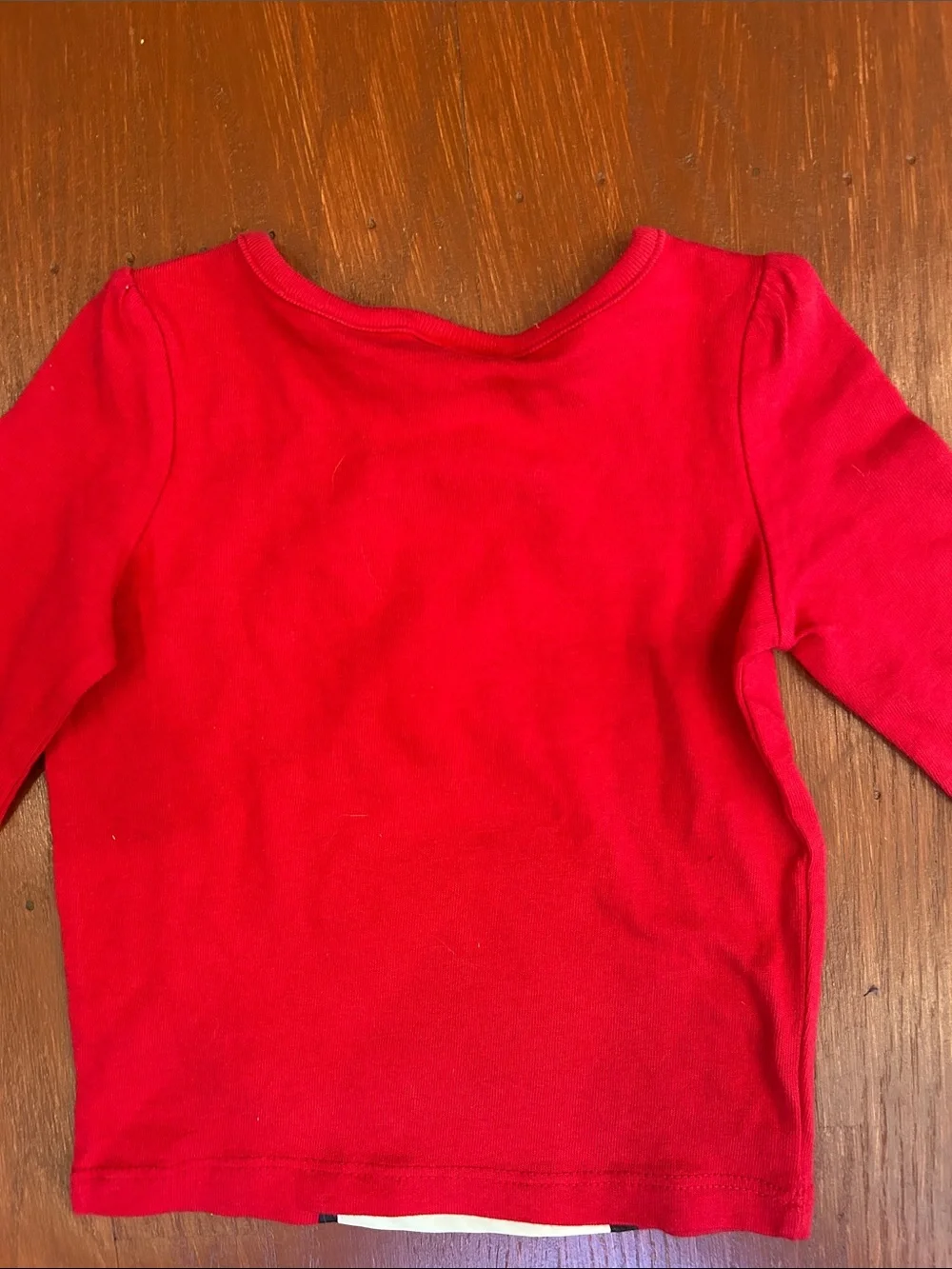 Gymboree Red Penguin Winter Graphic Long-Sleeve Tee